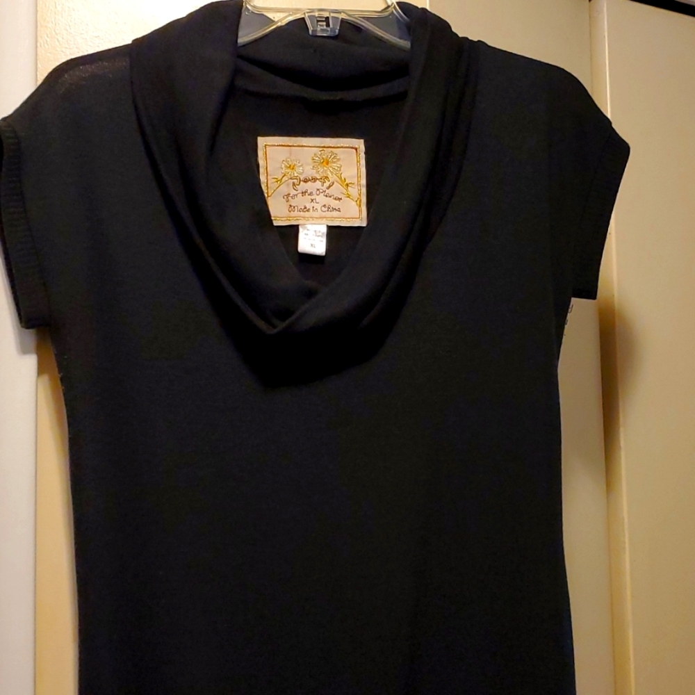 Black Vest Sweater